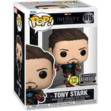 Funko Pop! MARVEL Iron Man 3 Tony Stark GLOW #1416 [EE Exclusive]