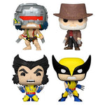 Funko Pop! Marvel Wolverine 50th Anniversary - Old Man Logan #1374 - Weapon X #1373 - Classic #1371 - Fatal Attraction #1372