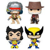 Funko Pop! Marvel Wolverine 50th Anniversary - Old Man Logan #1374 - Weapon X #1373 - Classic #1371 - Fatal Attraction #1372