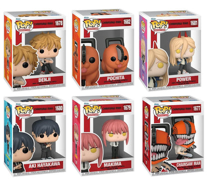 Funko Pop! Anime: Chainsaw Man - Denji / Makima / Aki Hayakawa / Power / Pochita