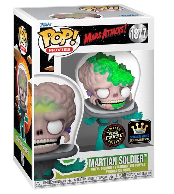 Funko Pop! Movies: Mars Attack! - Martian Soldier #1877 [Specialty Series Exclusive]