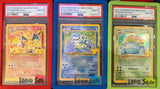 Pokemon TCG: 25th Celebrations (2021) - Classic Collection Base Set Gem Mint (MT) 10 TRIO SET
