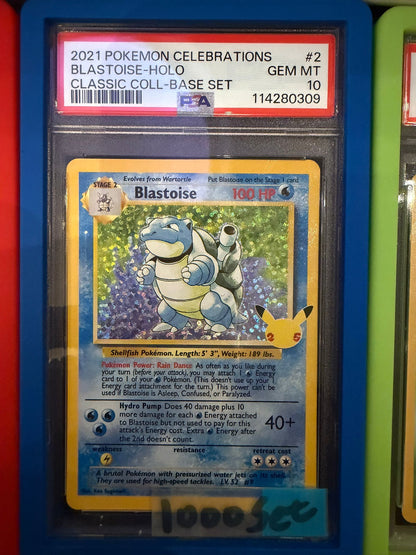 Pokemon TCG: 25th Celebrations (2021) - Classic Collection Base Set Gem Mint (MT) 10 TRIO SET