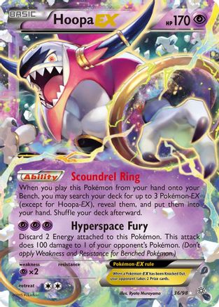 Hoopa EX 036  - Holofoil XY  Ancient Origins - Ultra Rare