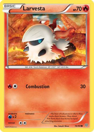 Larvesta  XY  Ancient Origins - Common