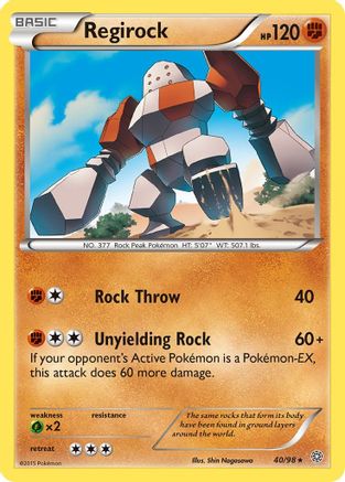Regirock 040/98  XY  Ancient Origins - Rare