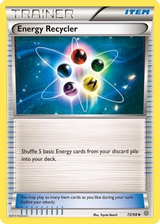 Energy Recycler 072  XY  Ancient Origins - Uncommon