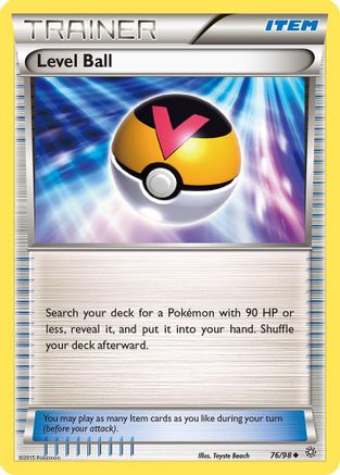 Level Ball 076  XY  Ancient Origins - Uncommon