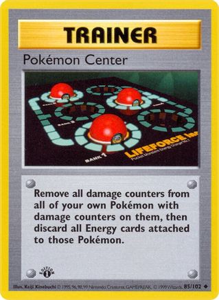 Pokemon Center 085  - Unlimited Base Set Shadowless - Uncommon