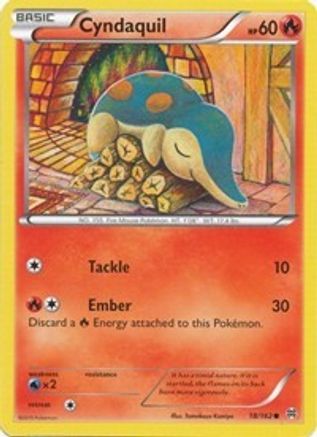 Cyndaquil 018  - Reverse Holofoil XY  BREAKthrough - Common