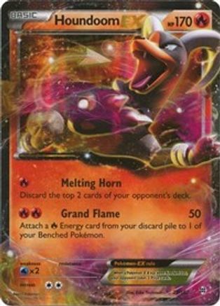 Houndoom EX 021  - Holofoil XY  BREAKthrough - Ultra Rare