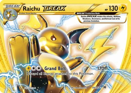 Raichu BREAK 050  - Holofoil XY  BREAKthrough - Rare BREAK