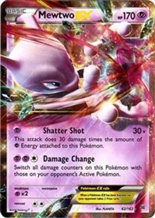 Mewtwo EX (62) (62) 062  - Holofoil XY  BREAKthrough - Ultra Rare
