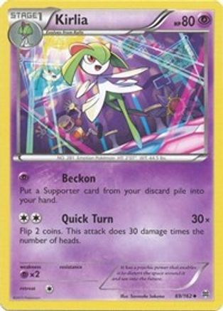 Kirlia 069  - Reverse Holofoil XY  BREAKthrough - Uncommon