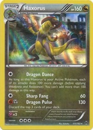 Haxorus 111/162  - Holofoil XY  BREAKthrough - Holo Rare