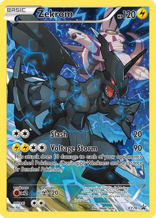 Zekrom (Full Art Promo) XY76  - Holofoil XY Promos - Promo