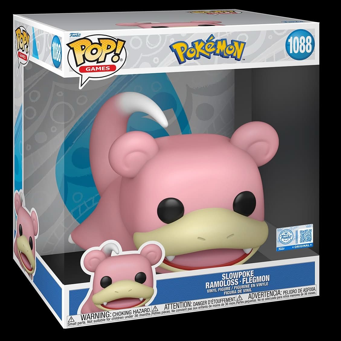 Funko Pop! Games: Pokemon - Jumbo 10" Slowpoke #1088 [Funko Special Edition] *PREORDER*