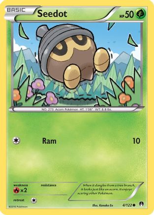 Seedot  - Reverse Holofoil XY  BREAKpoint - Common