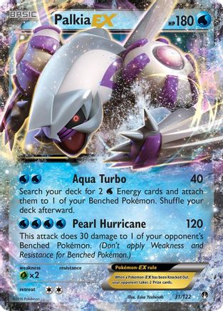 Palkia EX 031  - Holofoil XY  BREAKpoint - Ultra Rare