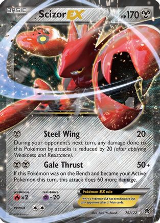 Scizor EX 076  - Holofoil XY  BREAKpoint - Ultra Rare