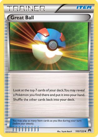 Great Ball 100  XY  BREAKpoint - Uncommon