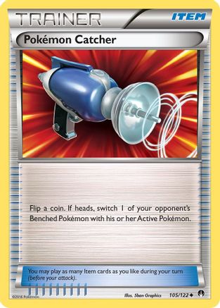 Pokemon Catcher 105  XY  BREAKpoint - Uncommon