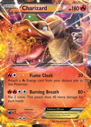 Charizard EX 011  - Holofoil Generations - Ultra Rare