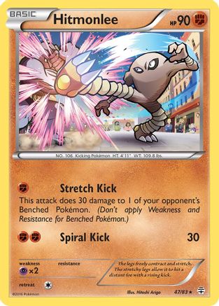 Hitmonlee 047  Generations - Rare