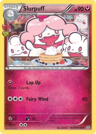 Slurpuff RC20  - Holofoil Generations Radiant Collection - Uncommon