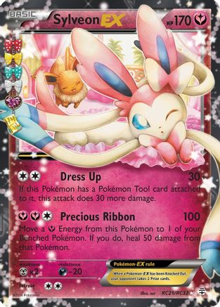 Sylveon EX RC21  - Holofoil Generations Radiant Collection - Ultra Rare