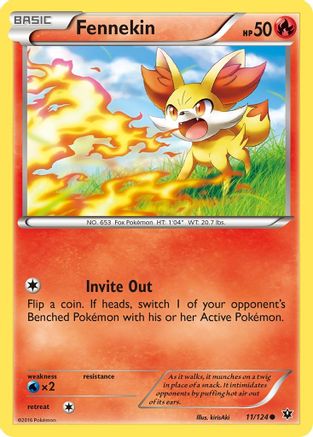 Fennekin (11) (11) 011  XY  Fates Collide - Common