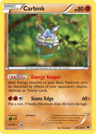 Carbink (49) (49) 049  - Reverse Holofoil XY  Fates Collide - Rare