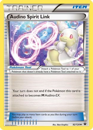 Audino Spirit Link 092  XY  Fates Collide - Uncommon