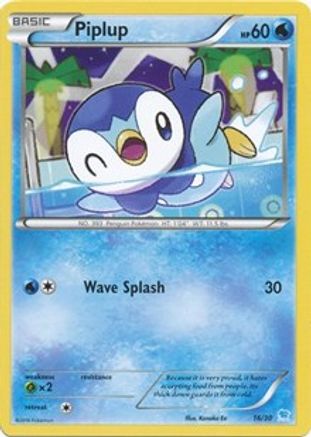 Piplup  XY Trainer Kit Pikachu Libre & Suicune - Common