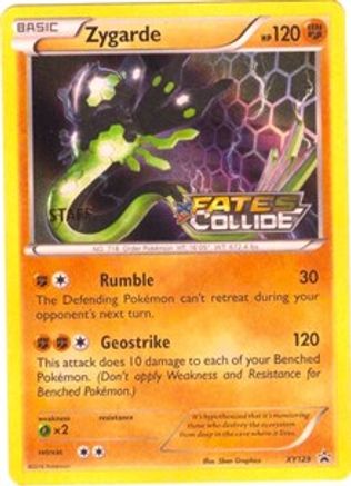 Zygarde - XY129 (Prerelease) [Staff]  - Holofoil XY Promos - Promo