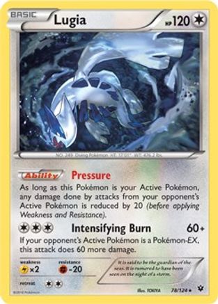 Lugia (XY Fates Collide) 078/124  - Holofoil Deck Exclusives - Holo Rare