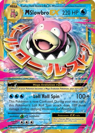 M Slowbro EX 027  - Holofoil XY  Evolutions - Ultra Rare