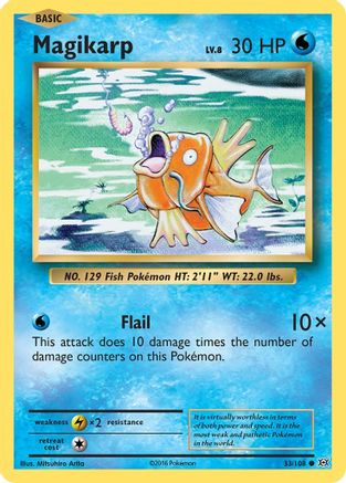 Magikarp 033  XY  Evolutions - Common