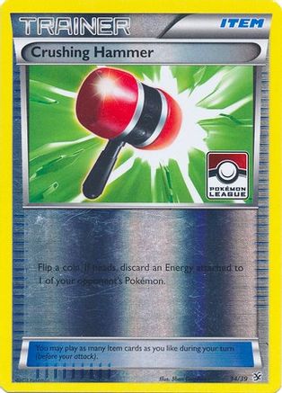 Crushing Hammer - 34/39 (Pokemon League)/39  - Reverse Holofoil League & Championship Cards - Promo