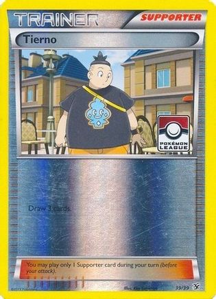 Tierno (Pokemon League) 039/39  - Reverse Holofoil League & Championship Cards - Promo