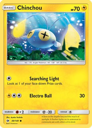 Chinchou 049/149  SM Base Set - Common