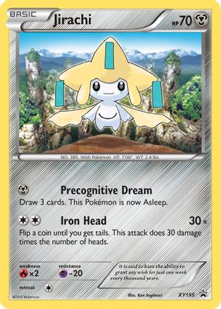 Jirachi XY195  - Holofoil XY Promos - Promo