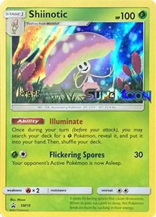 Shiinotic - SM10 (Prerelease) [Staff]  - Holofoil SM Promos - Promo