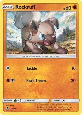 Rockruff - SM06  - Holofoil SM Promos - Promo