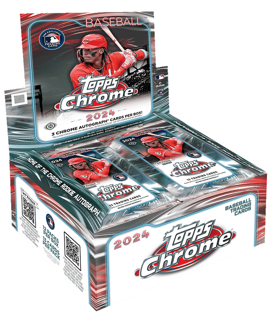 2024 Topps Chrome Baseball JUMBO Box (PREORDER) - Release 7/17/24