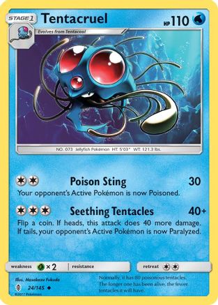 Tentacruel  SM  Guardians Rising - Uncommon