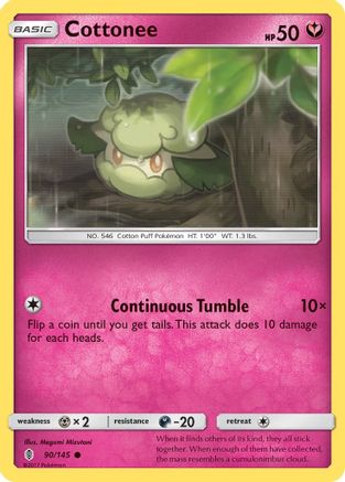 Cottonee 090  SM  Guardians Rising - Common