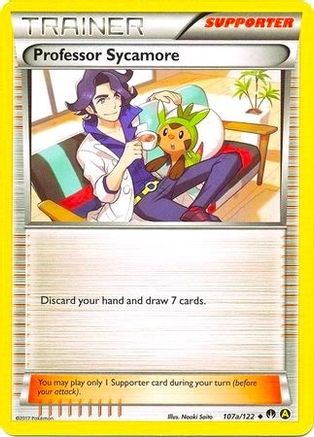Professor Sycamore - 107a/122 (Non-Holo)/122  Alternate Art Promos - Promo