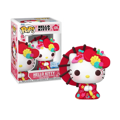 Funko Pop! Sanrio: Hello Kitty And Friends - Hello Kitty #135 / Hello Kitty On Rocking Horse / Hello Kitty (Cow) / Kuromi (Cow) / Hello Kitty (with Balloons) / Kuromi #143 *PREORDER*