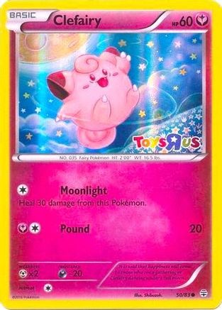 Clefairy (Toys R Us Promo) 050/83  - Holofoil Miscellaneous Cards & Products - Promo